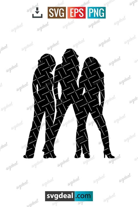 Free Charlie’s Angels Silhouette - SVGDeal.com