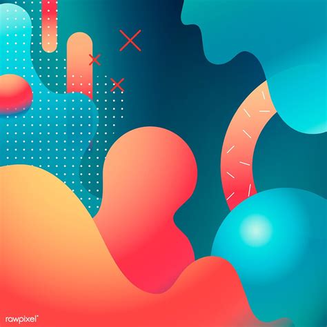 Colorful vibrant summer poster vector | premium image by rawpixel.com / 杜珮甄 Abstract Iphone ...