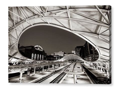 Denver Union Station Train Station Art Denver Colorado Wall - Etsy