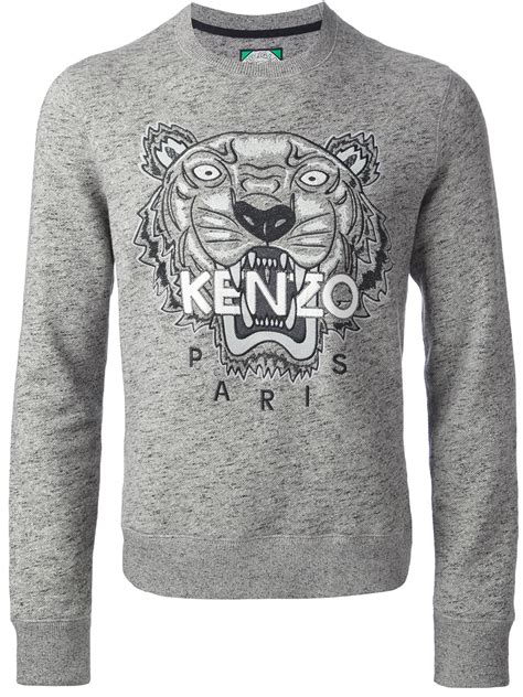 Lyst - Kenzo Brody Sweater in Gray for Men