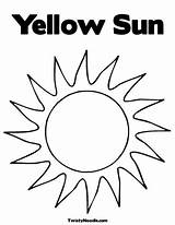 Yellow Sun Coloring Page  coloring Pages Moon sketch template