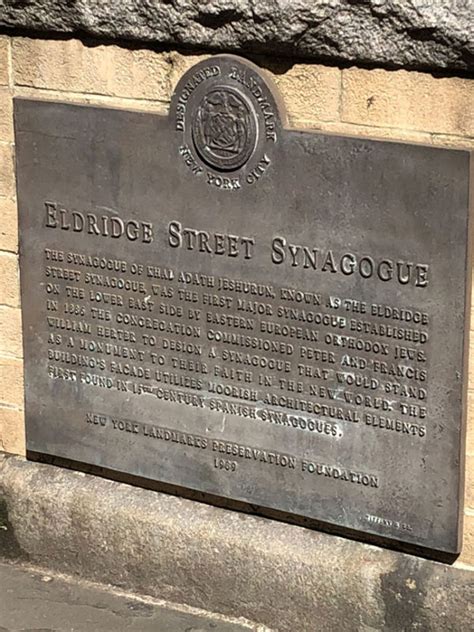 Museum at Eldridge Street Synogogue | NYC History | Lower East Side ...