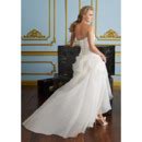 Modern A-Line Sweetheart Petite Applique Organza High-Low Garden Wedding Dresses - US$ 129.95 ...