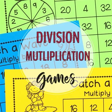 Multiplication & Division Games - Primary Flourish