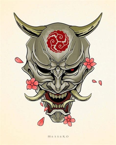 250+ Hannya Mask Tattoo Designs With Meaning (2020) Japanese Oni Demon ...