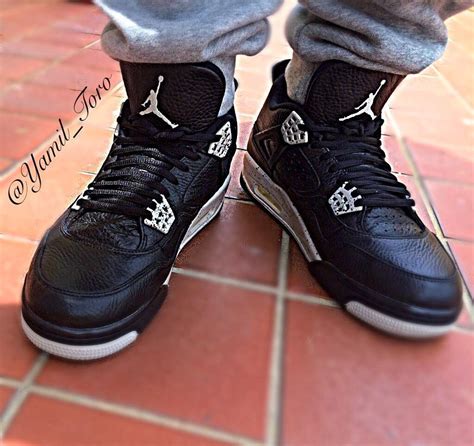 Air Jordan IV "Oreo" on feet | Sneakerheads Amino