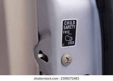 Child Lock System On Rear Door Stock Photo 2308372483 | Shutterstock