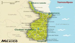 Map - Matamoros, Tamaulipas (Heroica Matamoros) - MAP[N]ALL.COM