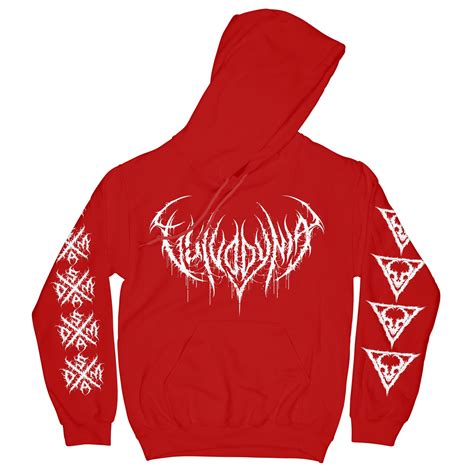 Vulvodynia - Decay Red Pullover Hoodie | Rising Merch