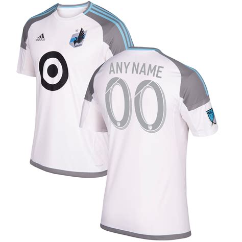 adidas Minnesota United FC White 2017/18 Secondary Authentic Custom Jersey