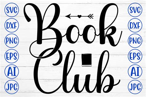 Book Club Svg Graphic by Graphicbd · Creative Fabrica