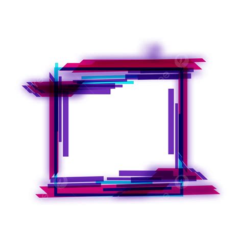 Glitch Clipart Transparent PNG Hd, Rectangle Style Glitch Effects Transparent Background ...