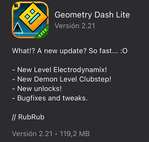 geometry dash lite has been updated : r/geometrydash