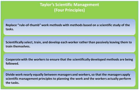 Models, Frameworks and Theories for Your Alternative References: Taylor's Scientific Management ...