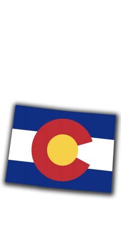 Colorado State Flag Outline (White Background) Themed Custom Cornhole ...