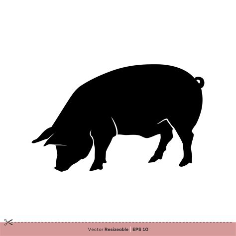 Pig Silhouette Svg