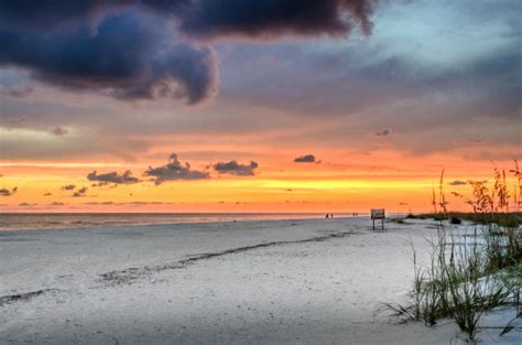 Marco Island Beach Sunset Stock Photo - Download Image Now - iStock