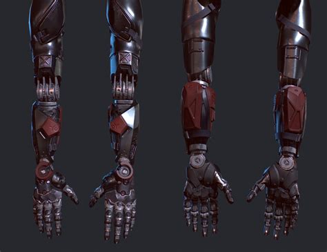 Robotic Arm by Natalie_Z | Robotic/Cyborg | 3D | CGSociety | Robot arm ...