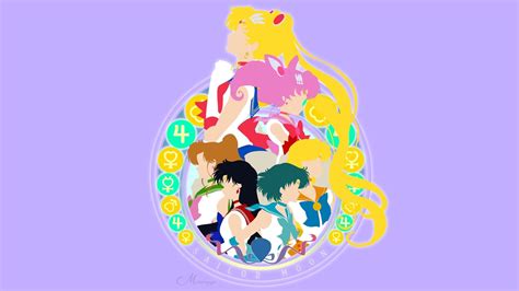 Sailor Moon Minimalist Wallpaper