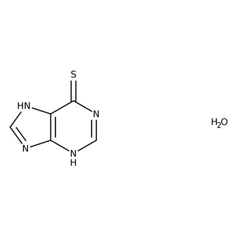 6-Mercaptopurine monohydrate, 98%, Thermo Scientific Chemicals