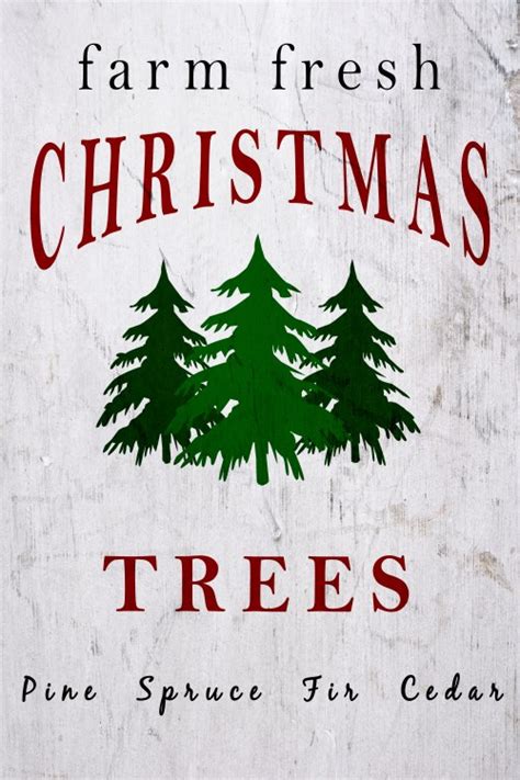 From Grit To Pearl - Free Printable PDF: Farm Fresh Christmas Trees - From Grit To Pearl