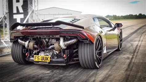 INSANE 1200hp Twin Turbo Lamborghini Huracan on the Runway!! - YouTube