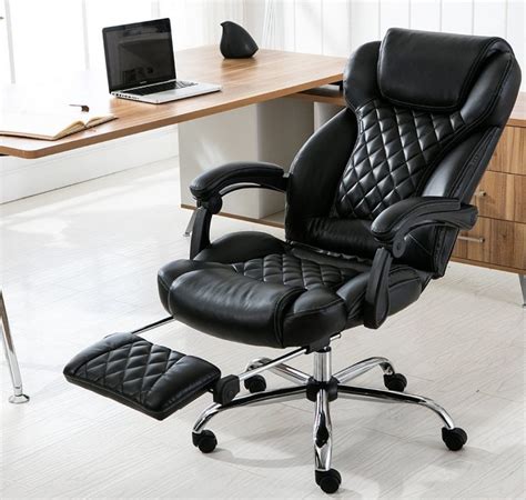 Reclining Office Chair with Footrest