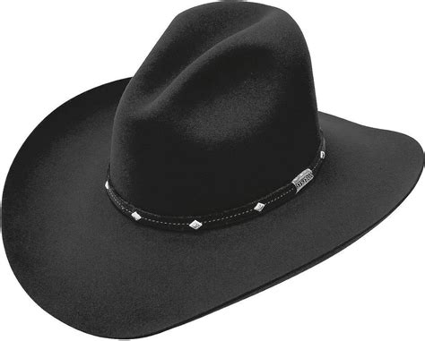 Stetson Men's 4X Silver Mine Buffalo Felt Cowboy Hat - Sbslvm-5036 Black - Black - 6.875: Amazon ...
