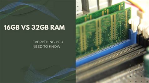 16GB VS. 32GB RAM - Everything in Details