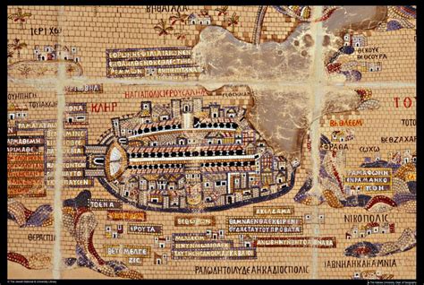 The ancient Madaba mosaic map in Jordan » Tripfreakz.com