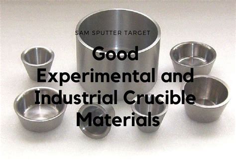 Good Experimental and Industrial Crucible Materials | Crucible, Industrial, Metal construction