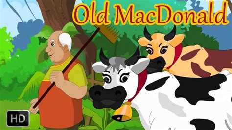 Old MacDonald Had A Farm Nursery Rhymes With Lyrics - Kids Songs ...