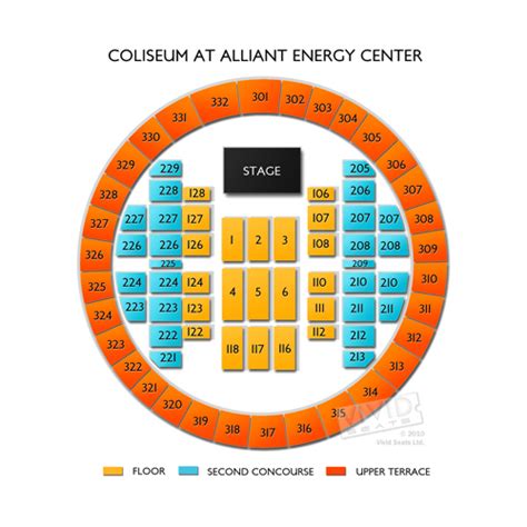 Coliseum at Alliant Energy Center Seating Chart | Vivid Seats