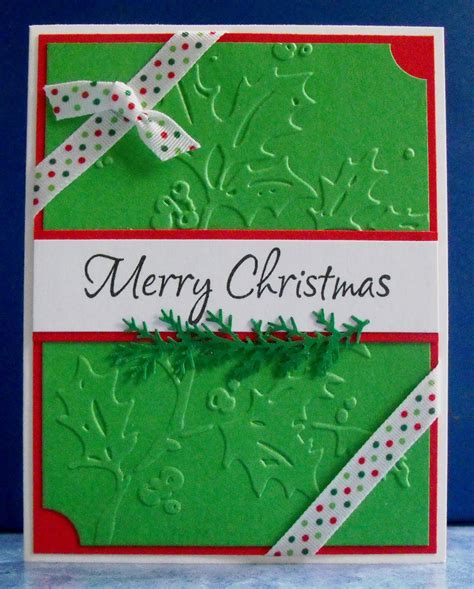 Encouraging Impressions: Simple Christmas cards