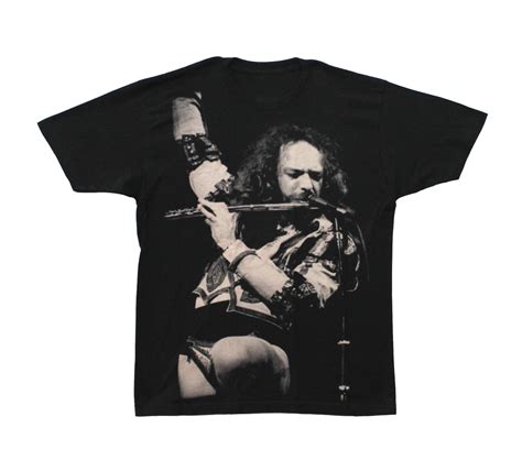 Jethro Tull Flute Icon Full Print - Black - Vancouver Rock Shop