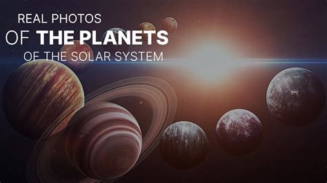 REAL PHOTOS of the PLANETS of the SOLAR SYSTEM!!! - YouTube