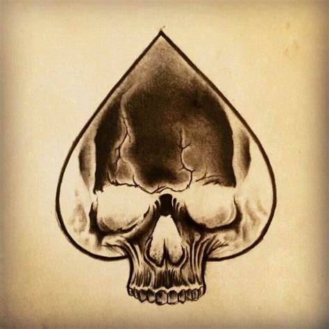 Tribal ace of spades tattoo - keryshelf