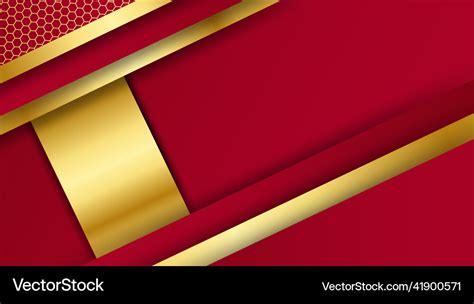 Elegant red maroon and gold background Royalty Free Vector