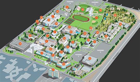 CSUF Campus Map | Campus map, California state, Fullerton