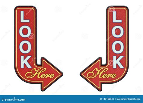 Look Here Stock Illustrations – 1,970 Look Here Stock Illustrations, Vectors & Clipart - Dreamstime