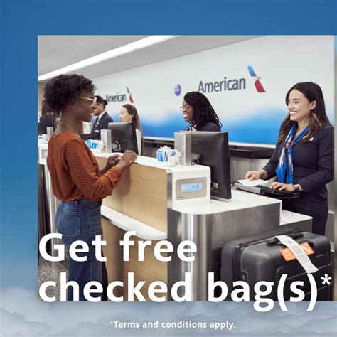 Enjoy free checked bags as an... - American Airlines