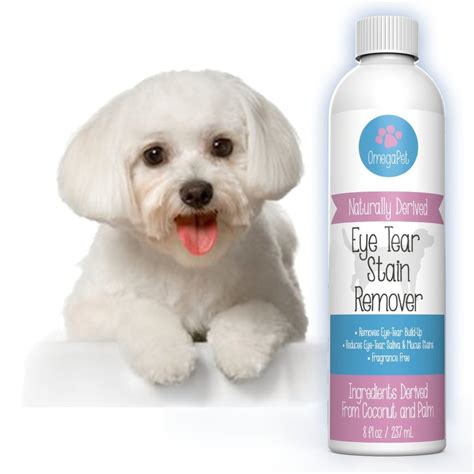 OmegaPet Tear Stain Remover For Dogs Eyes - The Fastest Natural