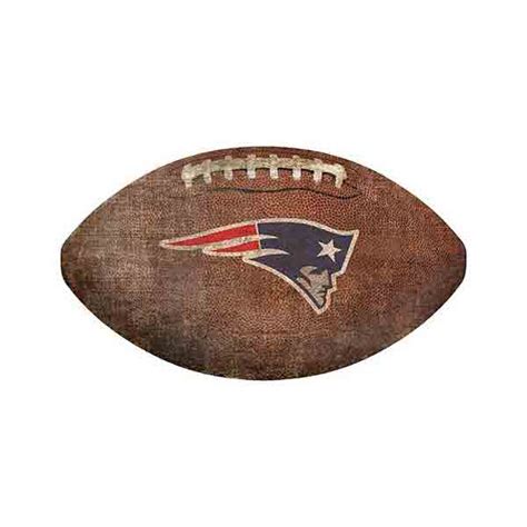 12” New England Patriots Football Sign