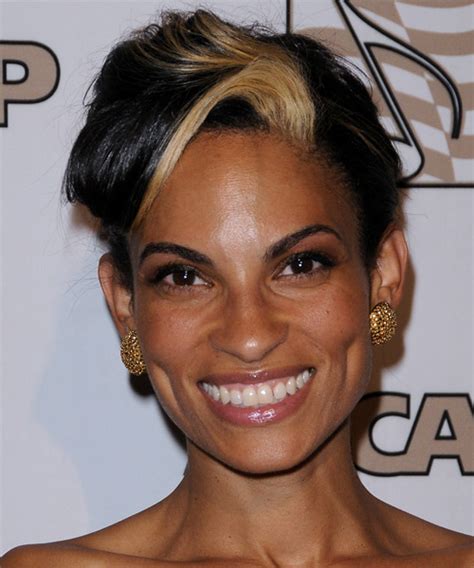 Goapele Mohlabane Short Straight Formal Hairstyle - Black Hair Color