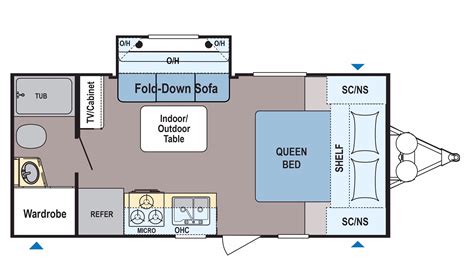 Coleman Lantern Travel Trailers Floor Plans - floorplans.click