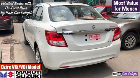 Maruti Dzire 2018 Vxi/Vdi Model Detailed Review With On Road Price ...