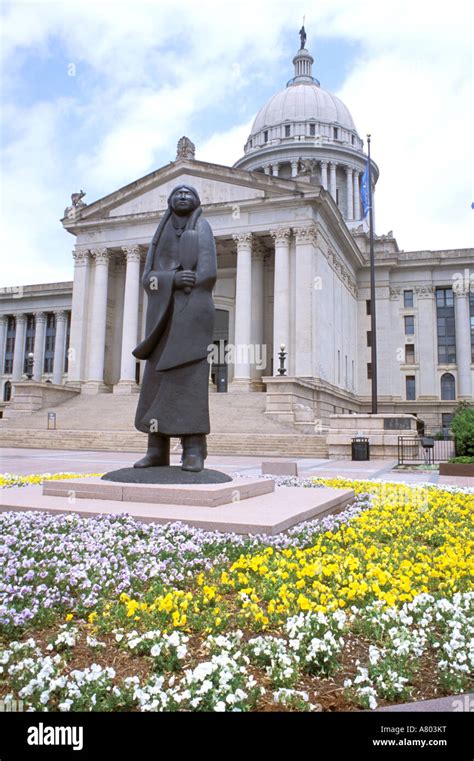 Sculpture statue oklahoma capitol hi-res stock photography and images ...