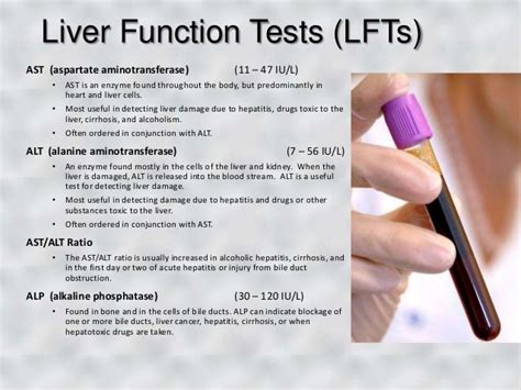 The meaning of Alanine Aminotransferase test in liver disease diagnosis ...