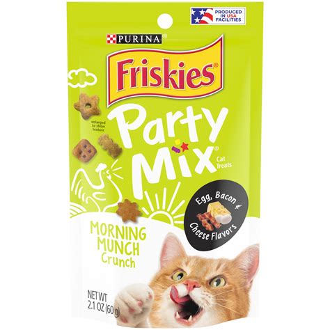 Purina Friskies Party Mix Crunch Morning Munch Cat Treats | Petco