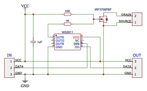 WS2811 MOSFET driver - alternative components help - General Electronics - Arduino Forum